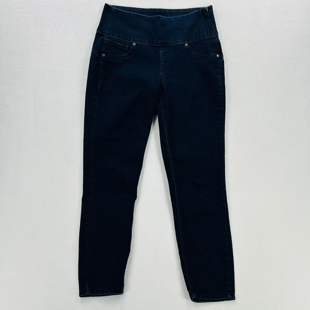 Spanx Jeans Womens S/P (2-4) Blue High Rise Jegging Shaping Stretch Denim Pants
